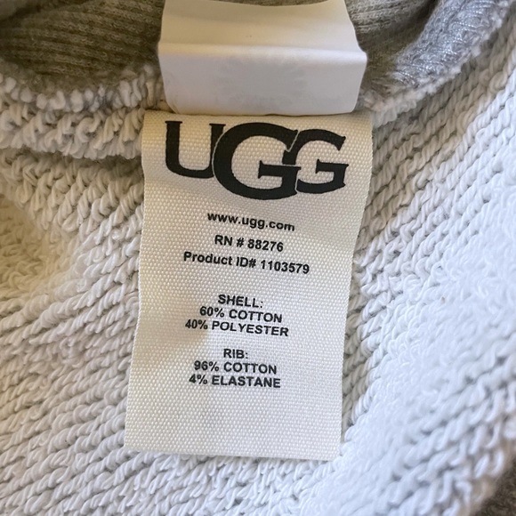 UGG Men’s Grey Terrell Pullover Hoodie - Picture 5 of 6